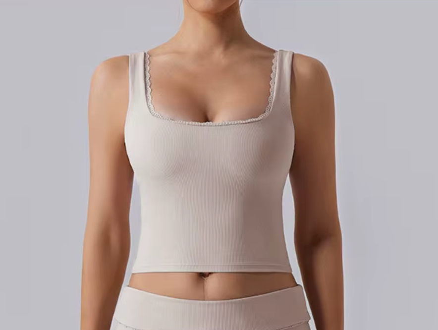 Lacey Ribbed Tank