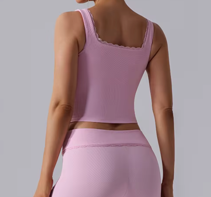 Lacey Ribbed Tank