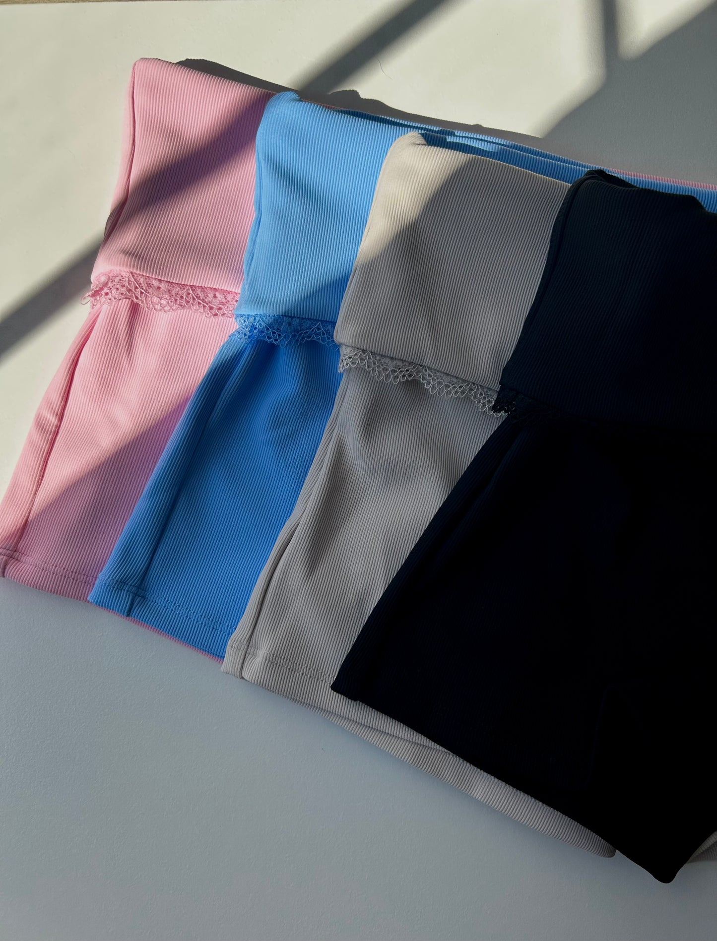 Lacey Ribbed Hot Short