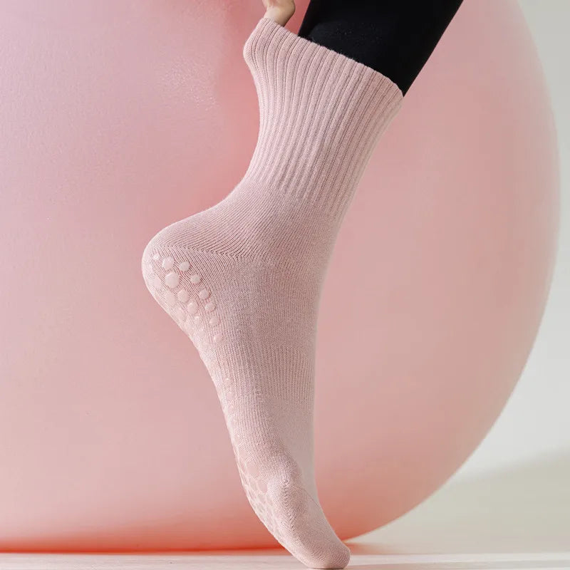 Solid Non-slip Socks